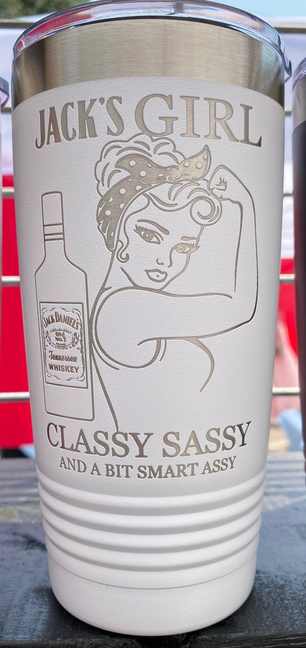 Jack's Girl, Classy Sassy, Smart Assy 20 oz Tumbler