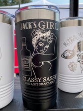 Load image into Gallery viewer, Jack&#39;s Girl, Classy Sassy, Smart Assy 20 oz Tumbler
