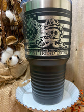 Load image into Gallery viewer, American Flag with Gadsden Tumbler
