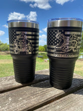 Load image into Gallery viewer, American Flag with Gadsden Tumbler
